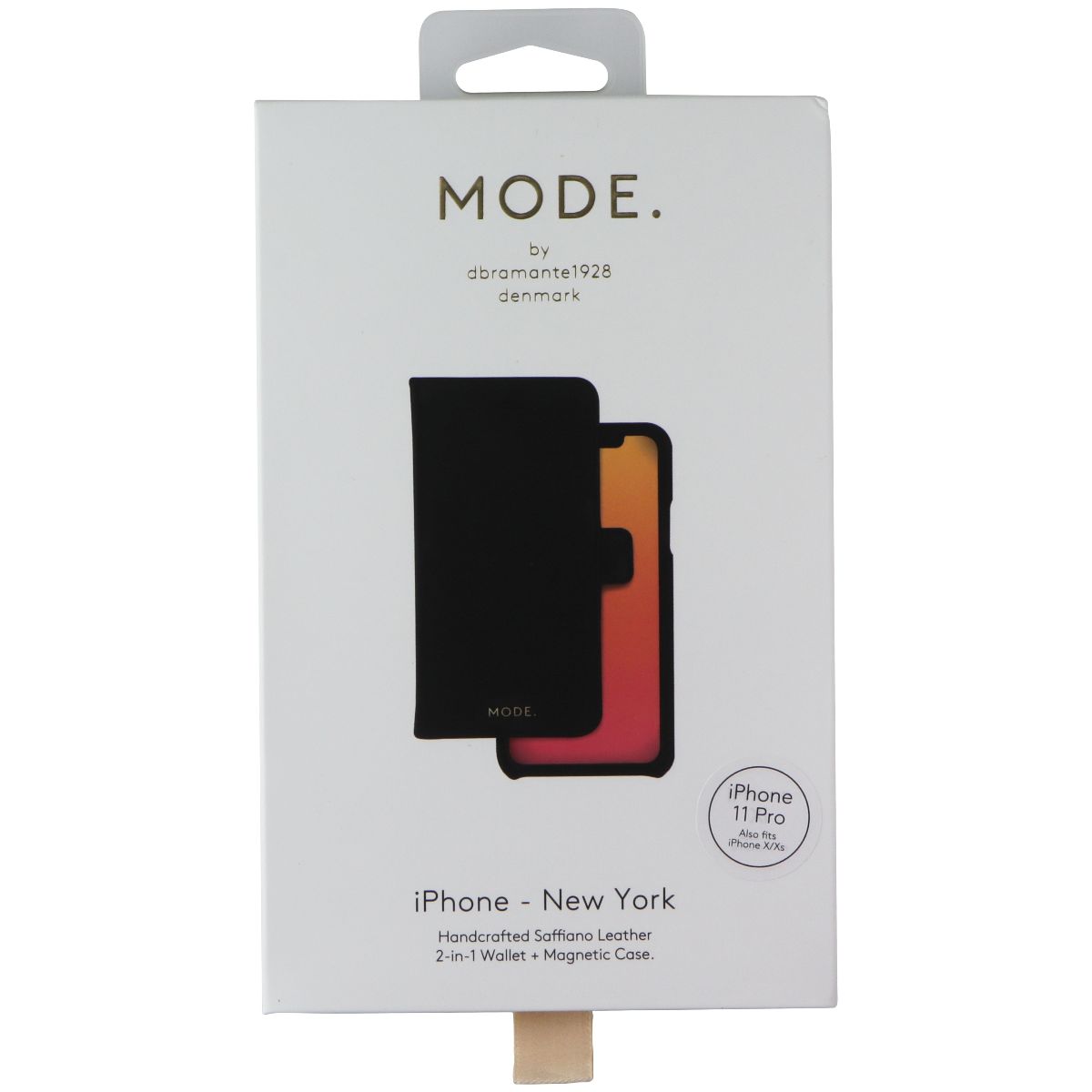 dbramante1928 Mode. New York Wallet Case for Apple iPhone 11 Pro/Xs/X - Black Cell Phone - Cases, Covers & Skins dbramante1928 - Simple Cell Bulk Wholesale Pricing - USA Seller