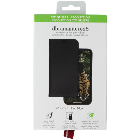 Dbramante1928 Lynge 2-in-1 Magnetic Wallet for Apple iPhone 15 Pro Max - Black Cell Phone - Cases, Covers & Skins dbramante1928 - Simple Cell Bulk Wholesale Pricing - USA Seller