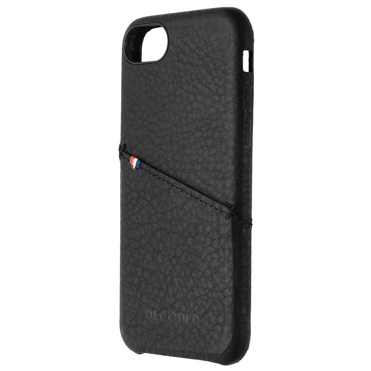 DECODED Full Grain Leather Slim Case for Apple iPhone 7/6s/6 - Black Cell Phone - Cases, Covers & Skins Decoded - Simple Cell Bulk Wholesale Pricing - USA Seller