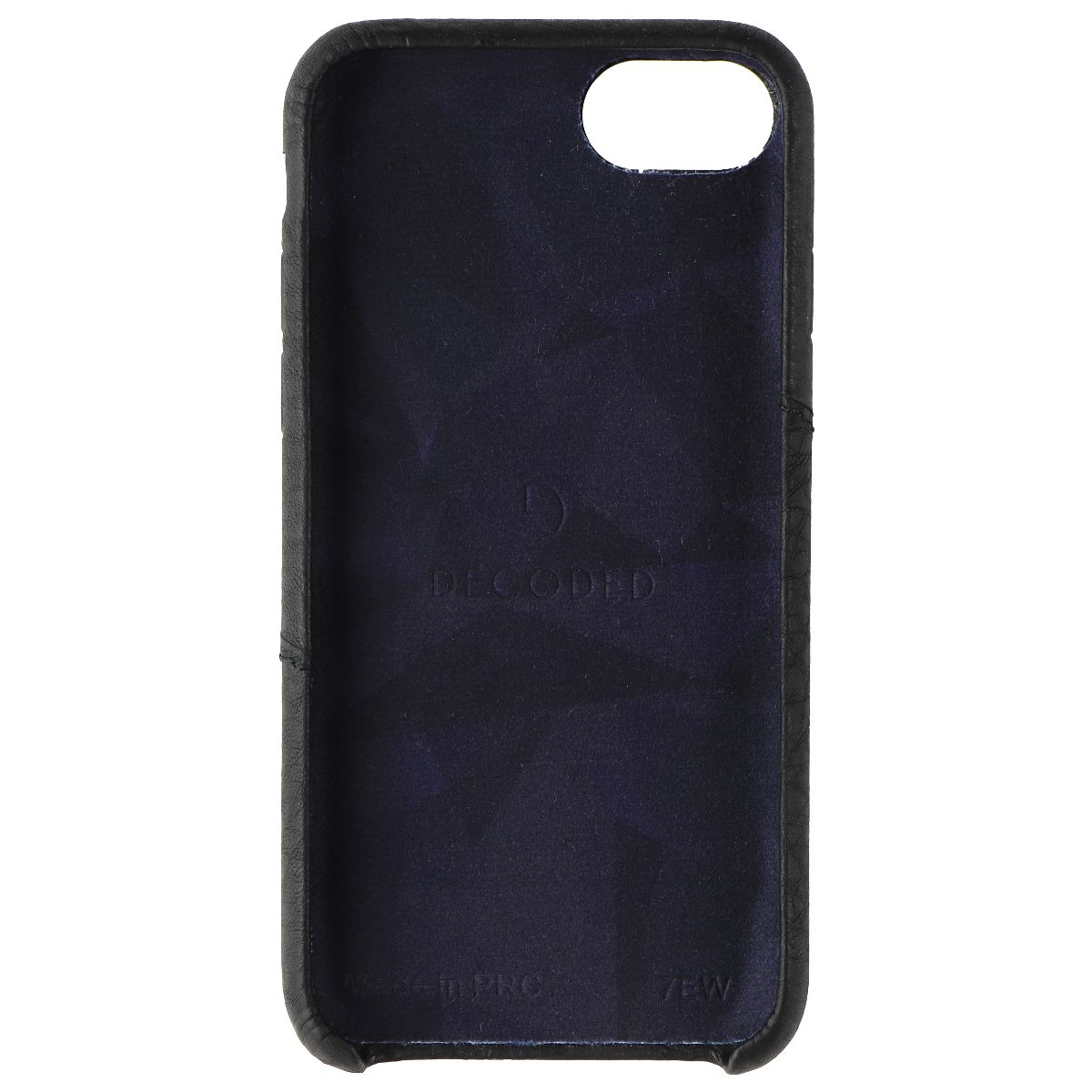 DECODED Full Grain Leather Slim Case for Apple iPhone 7/6s/6 - Black Cell Phone - Cases, Covers & Skins Decoded - Simple Cell Bulk Wholesale Pricing - USA Seller