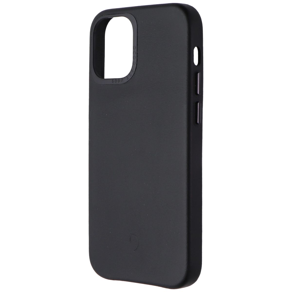 DECODED Leather Back Cover Case for Apple iPhone 12 Mini - Black Cell Phone - Cases, Covers & Skins Decoded    - Simple Cell Bulk Wholesale Pricing - USA Seller