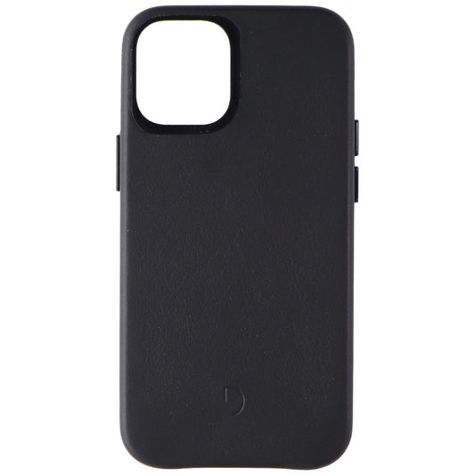 DECODED Leather Back Cover Case for Apple iPhone 12 Mini - Black Cell Phone - Cases, Covers & Skins Decoded - Simple Cell Bulk Wholesale Pricing - USA Seller