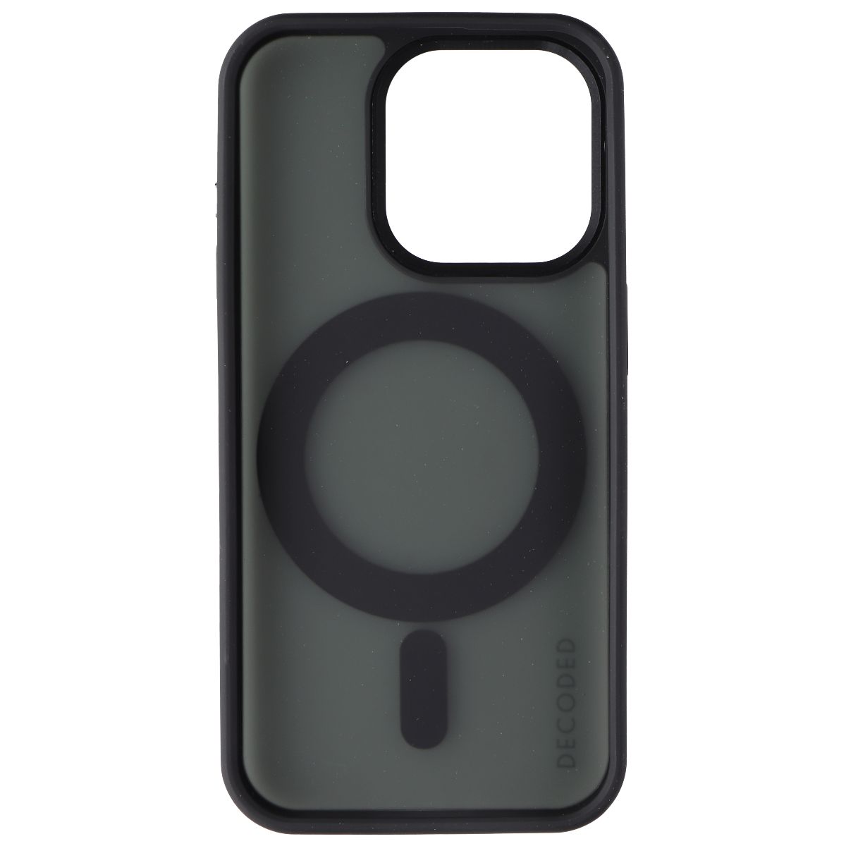Decoded 360 Loop Stand Back Cover for MagSafe for iPhone 15 Pro - Frost Black Cell Phone - Cases, Covers & Skins Decoded - Simple Cell Bulk Wholesale Pricing - USA Seller