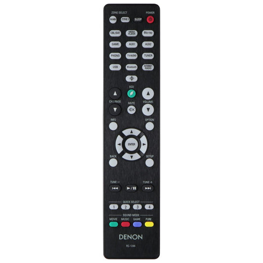 OEM Denon Remote Control (RC-1244) - Black TV, Video & Audio Accessories - Remote Controls Denon    - Simple Cell Bulk Wholesale Pricing - USA Seller