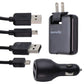 DigiPower Dual Port USB Kit (Wall & Car Adapter) - Mini-USB-B & Micro-USB Cell Phone - Chargers & Cradles Digipower - Simple Cell Bulk Wholesale Pricing - USA Seller