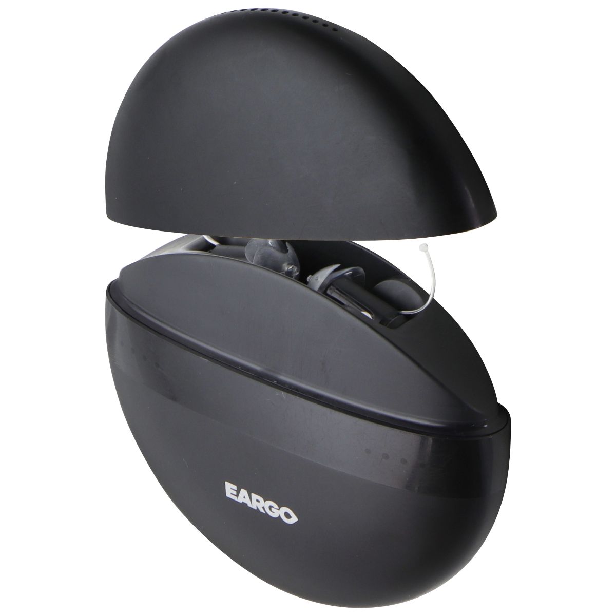 Eargo 6 Self-Fitting OTC CIC Rechargeable Hearing Aid with Case - Black Portable Audio - Headphones EARGO - Simple Cell Bulk Wholesale Pricing - USA Seller