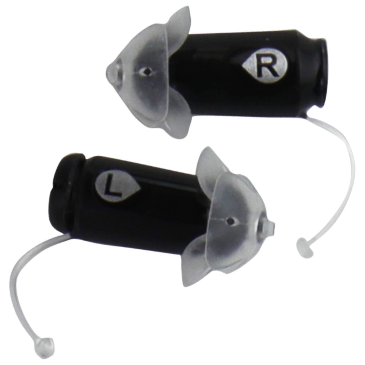 Eargo 6 Self-Fitting OTC CIC Rechargeable Hearing Aid with Case - Black Portable Audio - Headphones EARGO - Simple Cell Bulk Wholesale Pricing - USA Seller