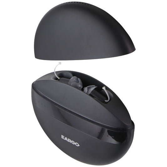 Eargo 7 OTC Water Resistant IPX7 Rechargeable Hearing Aids - Black Portable Audio - Headphones EARGO - Simple Cell Bulk Wholesale Pricing - USA Seller