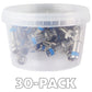 Eclipse Pro (30-Pack) BNC Connectors for RG6 Quad Shield Coax Cable CCTV Video Multipurpose Batteries & Power - Multipurpose AC to DC Adapters Eclipse Pro - Simple Cell Bulk Wholesale Pricing - USA Seller