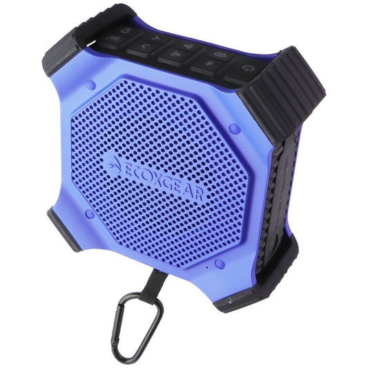 EcoXGear (EcoEdge+) Waterproof Bluetooth LED Lit Speaker - Blue (EXEGPL402) Cell Phone - Audio Docks & Speakers ECOXGEAR    - Simple Cell Bulk Wholesale Pricing - USA Seller