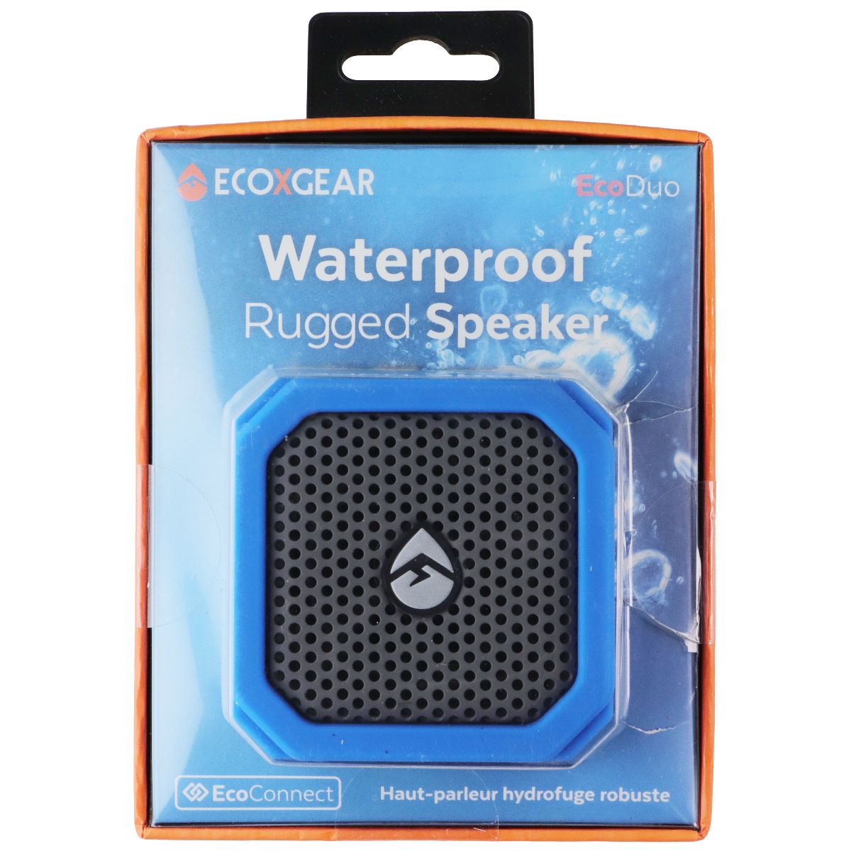 ECOXGEAR EcoDuo Waterproof Rugged Mini Portable Speaker - Blue (GDI-EXPB2102)
