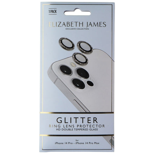 Elizabeth James Glitter Lens Protectors for iPhone 14 Pro/14 Pro Max - Champagne Cell Phone - Screen Protectors Elizabeth James    - Simple Cell Bulk Wholesale Pricing - USA Seller