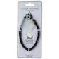 Elizabeth James Beaded Phone Charm for Phone Cases - Gunmetal Crystal (Black) Cell Phone - Straps & Charms Elizabeth James - Simple Cell Bulk Wholesale Pricing - USA Seller