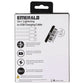 Emerald 6-Foot Braided 3-in-1 Lightning 8-Pin to USB-A Charging Cable - Black