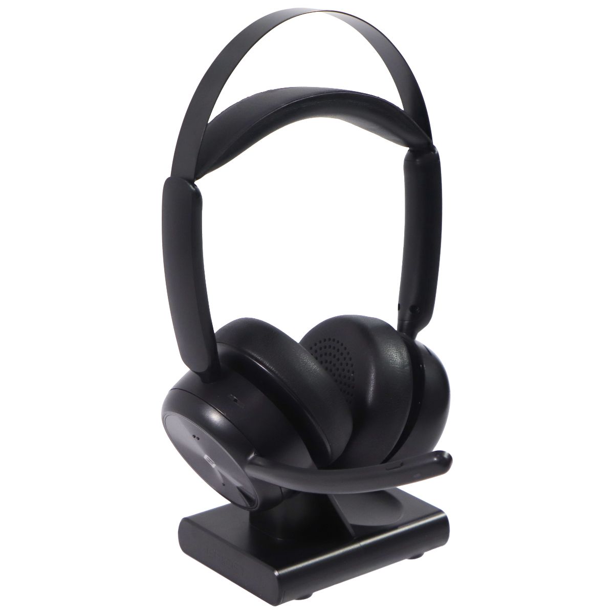 EMEET GeniusCall HS80 (Gen 2) Wireless On-Ear Headset with Charging Base - Black Portable Audio - Headphones EMEET - Simple Cell Bulk Wholesale Pricing - USA Seller