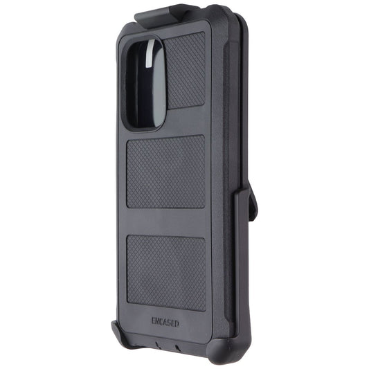 Encased Falcon Shield Case & Holster for Samsung Galaxy A53 5G - Black Cell Phone - Cases, Covers & Skins Encased - Simple Cell Bulk Wholesale Pricing - USA Seller