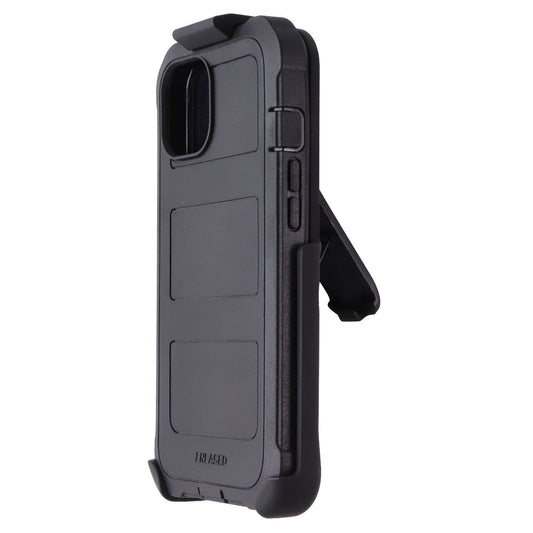 Encased Falcon Shield Case with Belt Clip Holster for Apple iPhone 13 - Black Cell Phone - Cases, Covers & Skins Encased - Simple Cell Bulk Wholesale Pricing - USA Seller