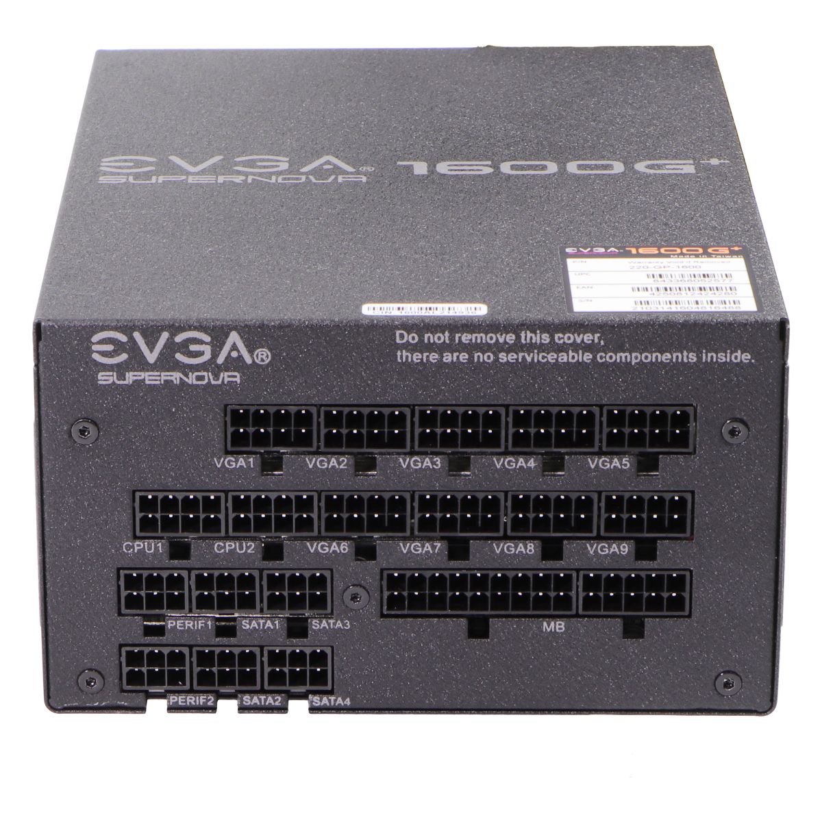 EVGA 1600 G+ Supernova 80+ 1600W Gold Power Supply Computer Parts - Power Supplies EVGA    - Simple Cell Bulk Wholesale Pricing - USA Seller