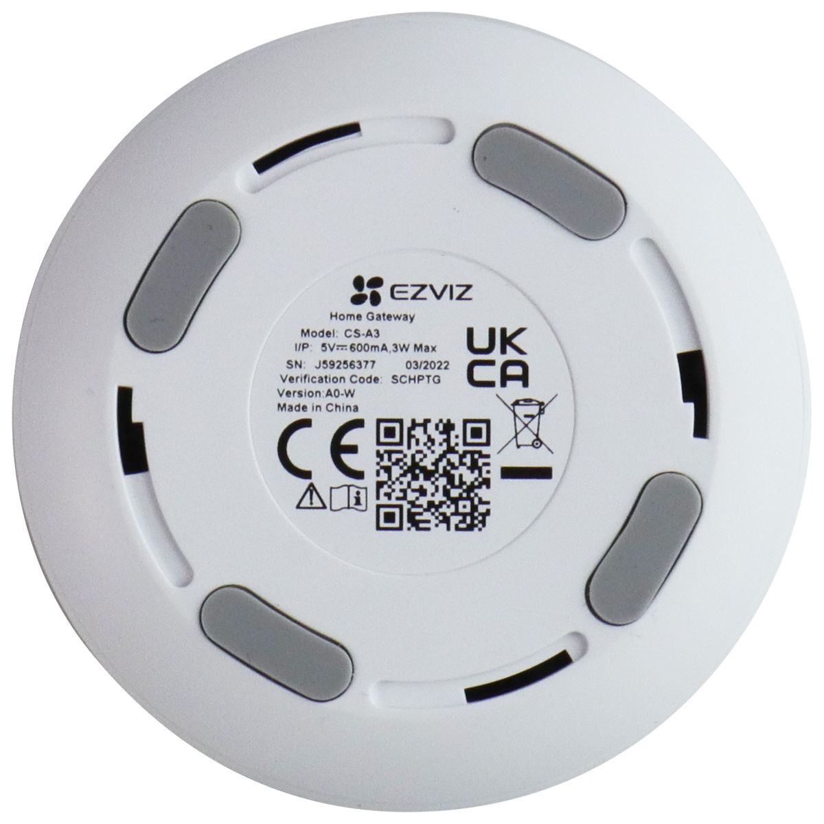EZVIZ CS-A3 Smart Home Gateway Hub with Wi-Fi Connectivity and Control - White Networking - Network Hubs ezviz - Simple Cell Bulk Wholesale Pricing - USA Seller