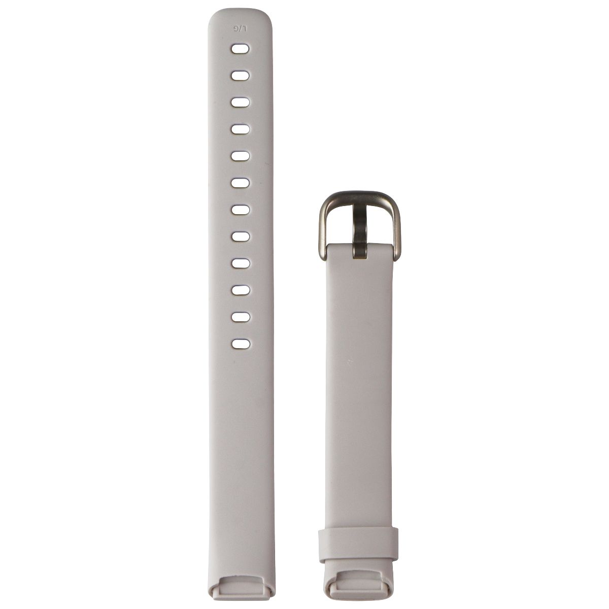 Fitbit Classic Band for Fitbit Luxe Smartwatch - Lunar White / Large Set Smart Watch Accessories - Watch Bands Fitbit - Simple Cell Bulk Wholesale Pricing - USA Seller