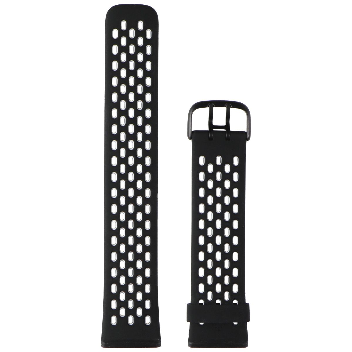 Fitbit Sport Band for Fitbit Sense 2/1 & Versa 4/3 - L/G Set - Black/Lunar White Smart Watch Accessories - Watch Bands Fitbit    - Simple Cell Bulk Wholesale Pricing - USA Seller