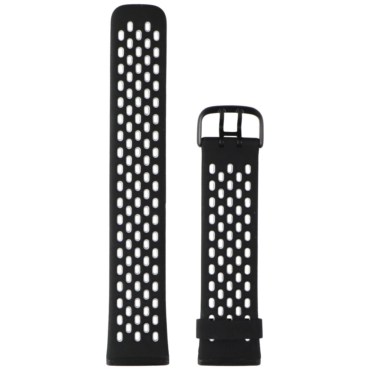 Fitbit Sport Band for Fitbit Sense 2/1 & Versa 4/3 - L/G Set - Black/Lunar White Smart Watch Accessories - Watch Bands Fitbit - Simple Cell Bulk Wholesale Pricing - USA Seller