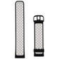 Fitbit Sport Band for Fitbit Sense 2/1 & Versa 4/3 - L/G Set - Black/Lunar White Smart Watch Accessories - Watch Bands Fitbit - Simple Cell Bulk Wholesale Pricing - USA Seller
