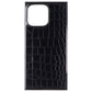 Flaunt Square Case for Apple iPhone 16 Pro Max - Black Crocodile Cell Phone - Cases, Covers & Skins Flaunt - Simple Cell Bulk Wholesale Pricing - USA Seller