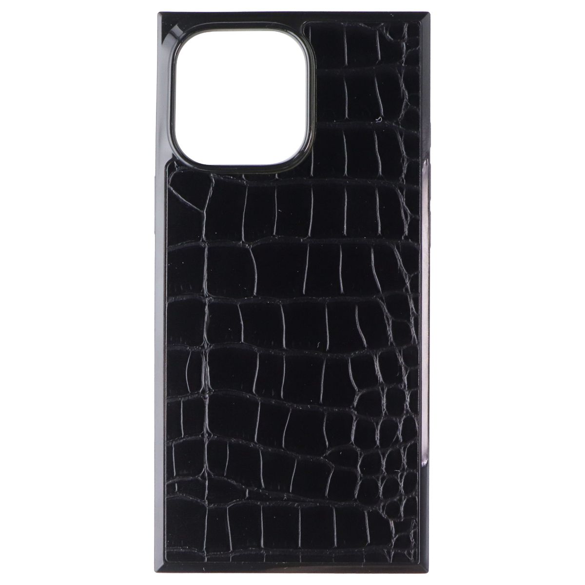 Flaunt Square Case for Apple iPhone 16 Pro Max - Black Crocodile Cell Phone - Cases, Covers & Skins Flaunt - Simple Cell Bulk Wholesale Pricing - USA Seller
