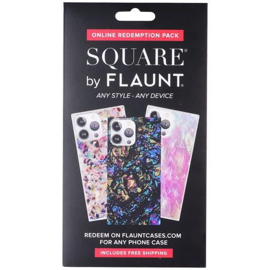 Square by Flaunt Case Gift Card Voucher Code – Redeem Online for Any Phone Case Cell Phone - Cases, Covers & Skins Flaunt - Simple Cell Bulk Wholesale Pricing - USA Seller
