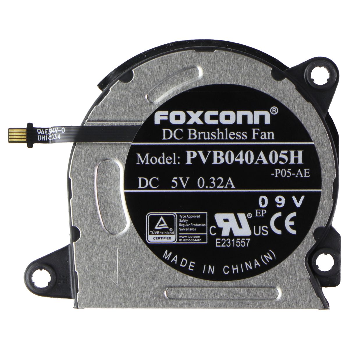 Replacement Foxconn DC Brushless Fan for Nintendo Switch (PVB040A05H) Gaming/Console - Replacement Parts & Tools Foxconn    - Simple Cell Bulk Wholesale Pricing - USA Seller