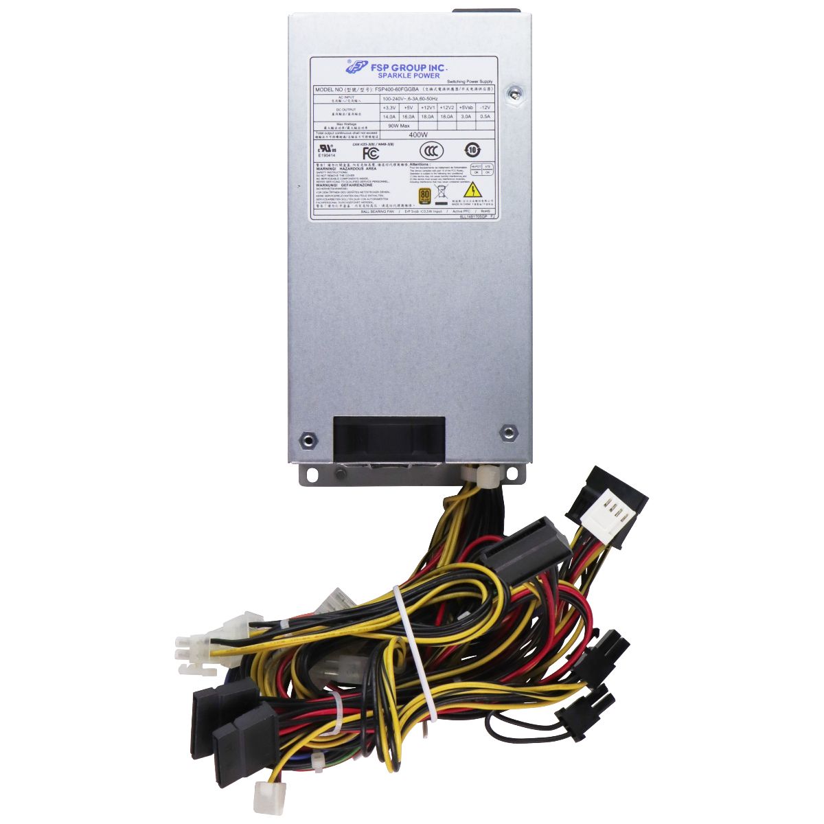 FSP Mini ITX Solution/Flex ATX 80 Plus Gold 400W Power Supply (FSP400-60FGGBA) Computer Parts - Power Supplies FPS - Simple Cell Bulk Wholesale Pricing - USA Seller