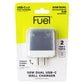 Fuel 50W Dual Port USB-C Wall Charger with Foldable Prongs - White Cell Phone - Chargers & Cradles FUEL - Simple Cell Bulk Wholesale Pricing - USA Seller