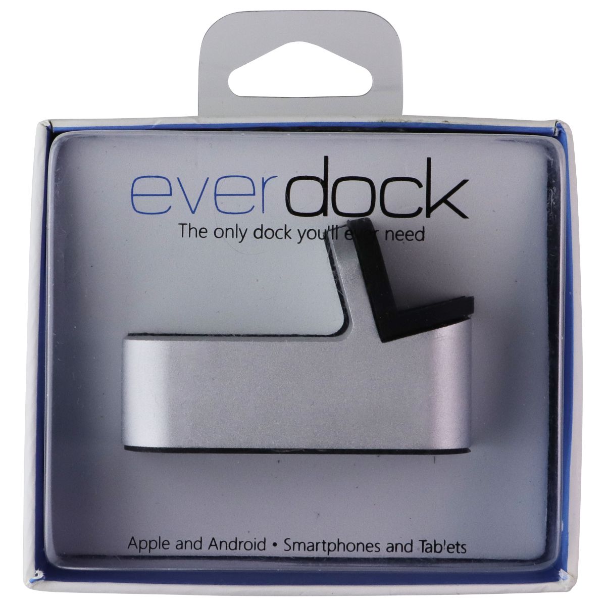 FUZ Designs Everdock Universal Charging Dock for Apple/Android Devices - Silver Cell Phone - Chargers & Cradles FUZ Designs - Simple Cell Bulk Wholesale Pricing - USA Seller