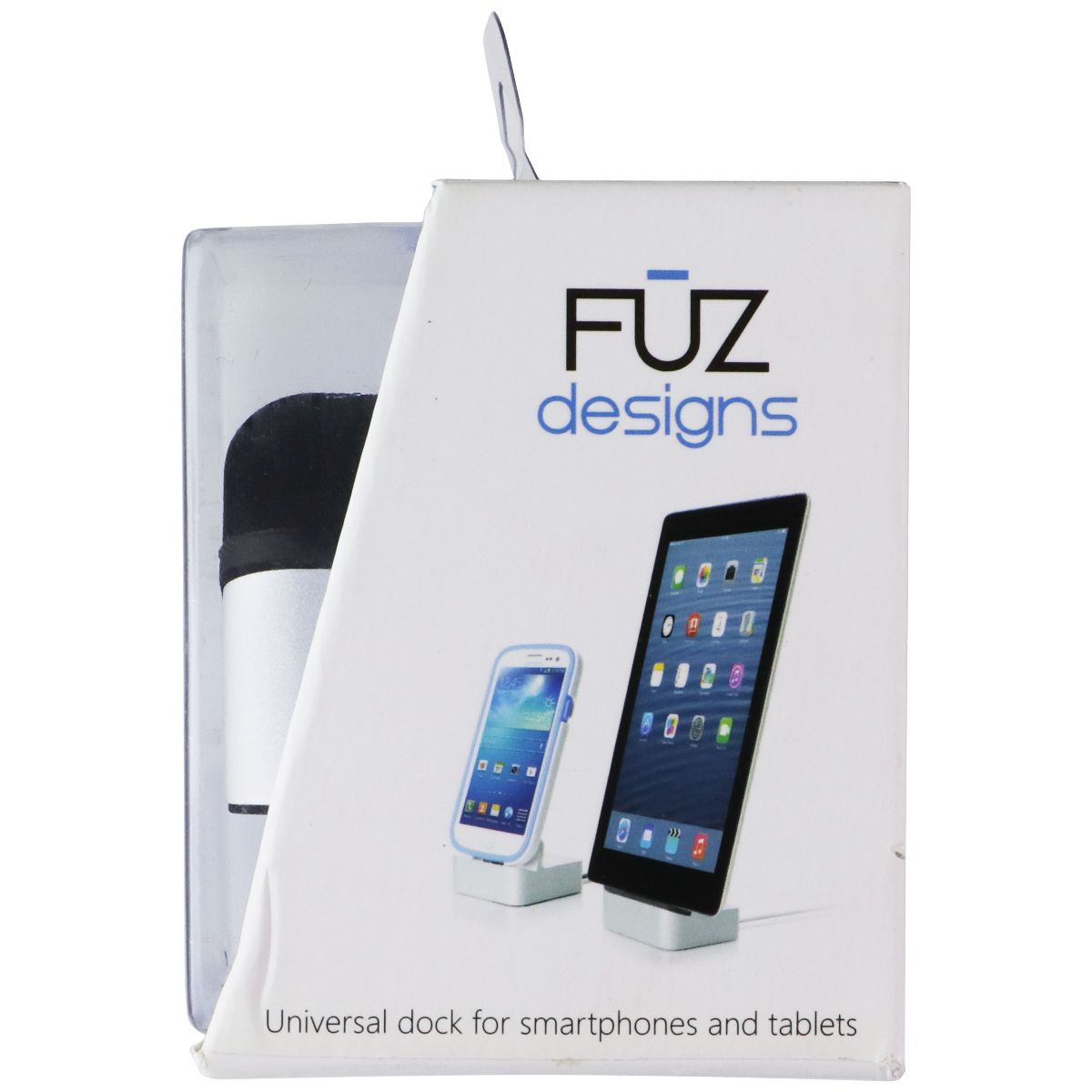 FUZ Designs Everdock Universal Charging Dock for Apple/Android Devices - Silver Cell Phone - Chargers & Cradles FUZ Designs - Simple Cell Bulk Wholesale Pricing - USA Seller