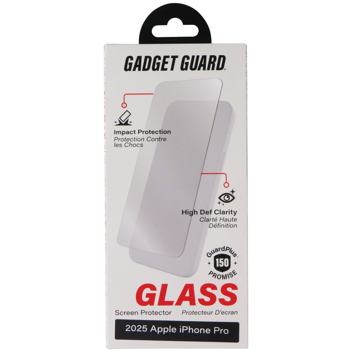 Gadget Guard Glass Series Screen Protector for Apple iPhone 17 Pro Cell Phone - Screen Protectors Gadget Guard - Simple Cell Bulk Wholesale Pricing - USA Seller