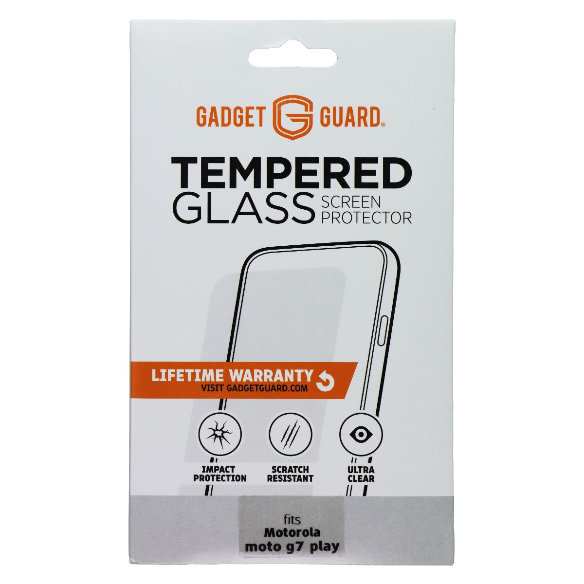 Gadget Guard Tempered Glass Screen Protector for Motorola Moto G7 Play Cell Phone - Screen Protectors Gadget Guard - Simple Cell Bulk Wholesale Pricing - USA Seller