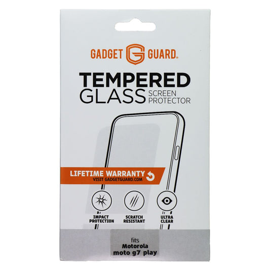 Gadget Guard Tempered Glass Screen Protector for Motorola Moto G7 Play Cell Phone - Screen Protectors Gadget Guard - Simple Cell Bulk Wholesale Pricing - USA Seller