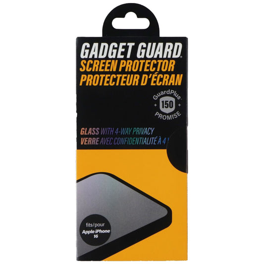 Gadget Guard - Glass with 4 Way Privacy - Screen Protector for iPhone 16 Cell Phone - Screen Protectors Gadget Guard - Simple Cell Bulk Wholesale Pricing - USA Seller