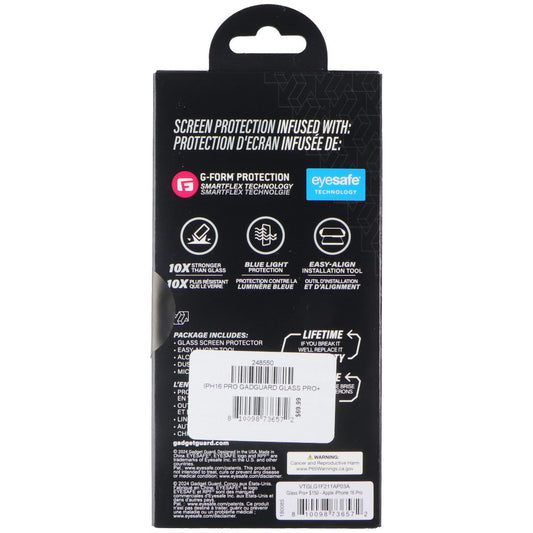 Gadget Guard Glass Pro Screen Protector for Apple iPhone 16 Pro