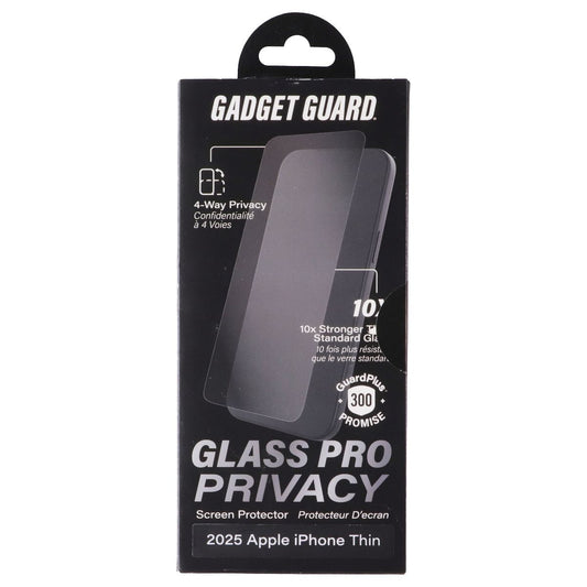 Gadget Guard Glass Pro Privacy Screen Protector for Apple iPhone 17 Air Cell Phone - Screen Protectors Gadget Guard - Simple Cell Bulk Wholesale Pricing - USA Seller