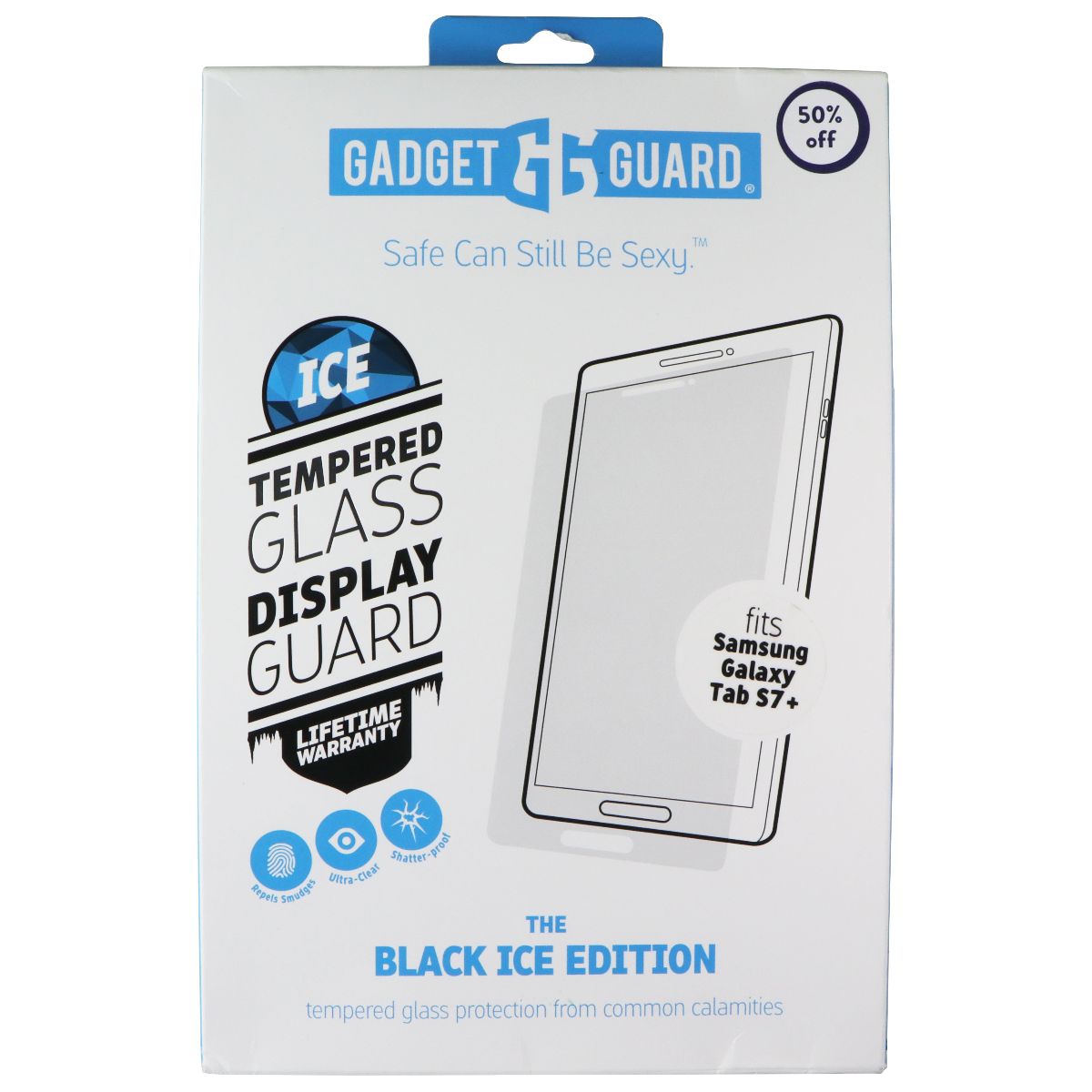 Gadget Guard Black Ice Edition Screen Protector for Galaxy Tab (S7+) iPad/Tablet Accessories - Screen Protectors Gadget Guard - Simple Cell Bulk Wholesale Pricing - USA Seller
