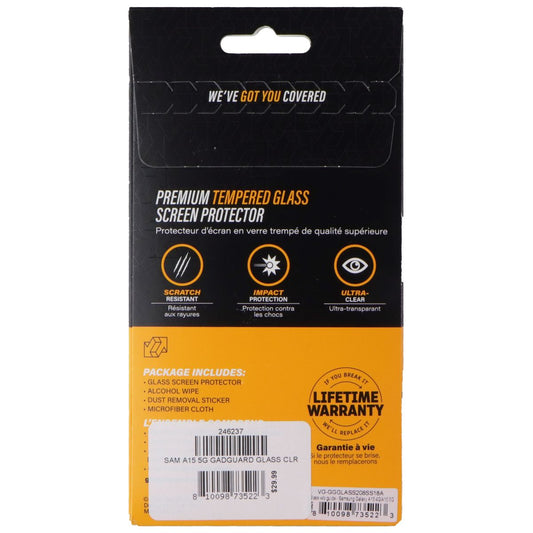Gadget Guard Glass Screen Protector for Samsung Galaxy A15 4G/5G Cell Phone - Screen Protectors Gadget Guard - Simple Cell Bulk Wholesale Pricing - USA Seller