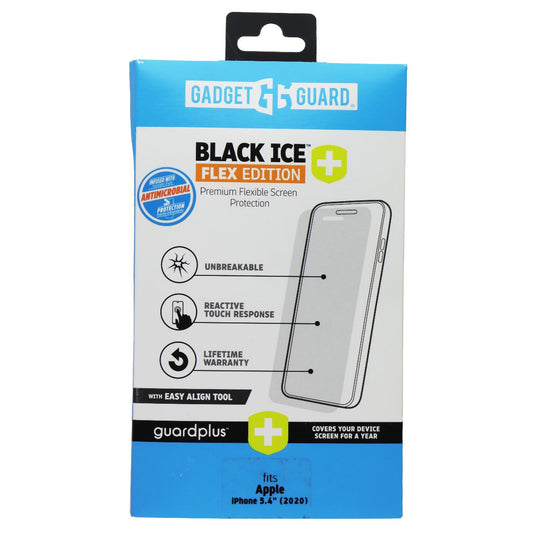 Gadget Guard Black Ice Flex Edition Screen Protector for Apple iPhone 12 Mini Cell Phone - Screen Protectors Gadget Guard - Simple Cell Bulk Wholesale Pricing - USA Seller