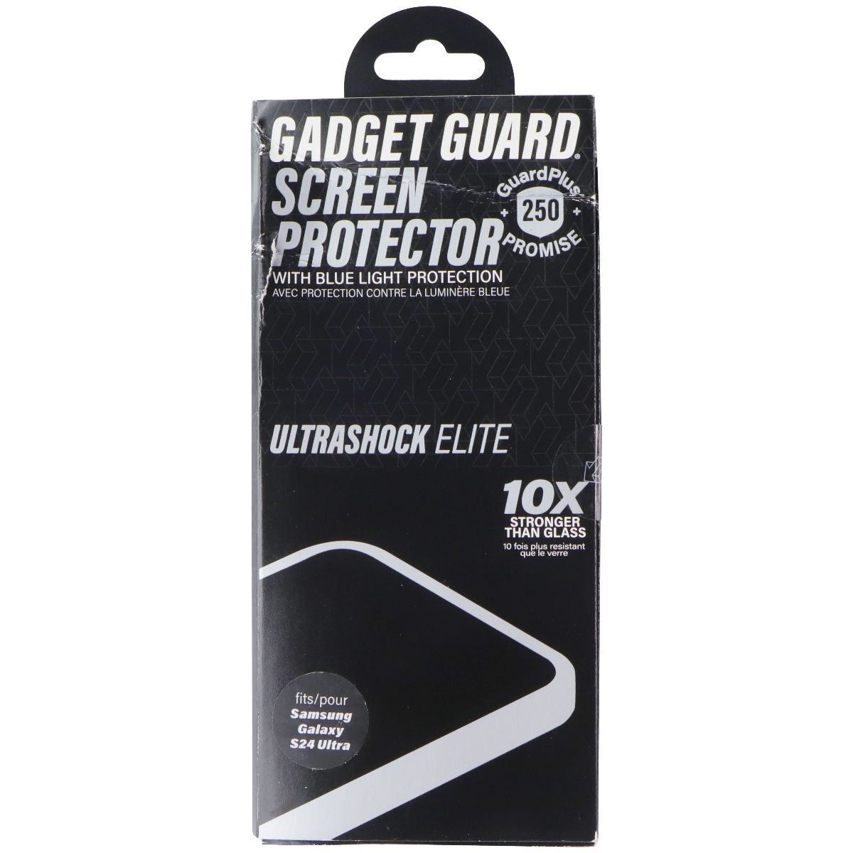 Gadget Guard Ultrashock Elite Blue Light Screen Protector for Galaxy S24 Ultra Cell Phone - Screen Protectors Gadget Guard - Simple Cell Bulk Wholesale Pricing - USA Seller