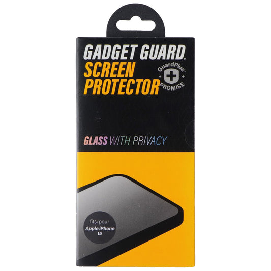 Gadget Guard Glass Screen Protector for Apple iPhone 15 - Privacy