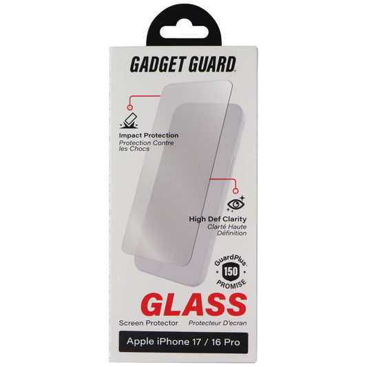 Gadget Guard Glass Screen Protector for Apple iPhone 17 / 16 Pro Cell Phone - Screen Protectors Gadget Guard - Simple Cell Bulk Wholesale Pricing - USA Seller
