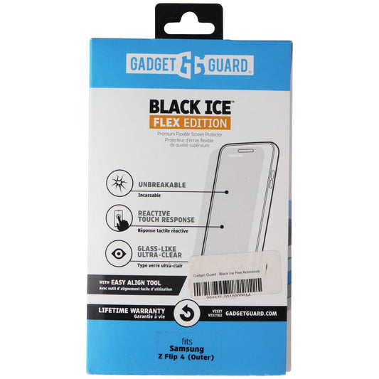 Gadget Guard Black Ice Flex Edition for Samsung Z Flip 4 (Outer) Cell Phone - Screen Protectors Gadget Guard    - Simple Cell Bulk Wholesale Pricing - USA Seller