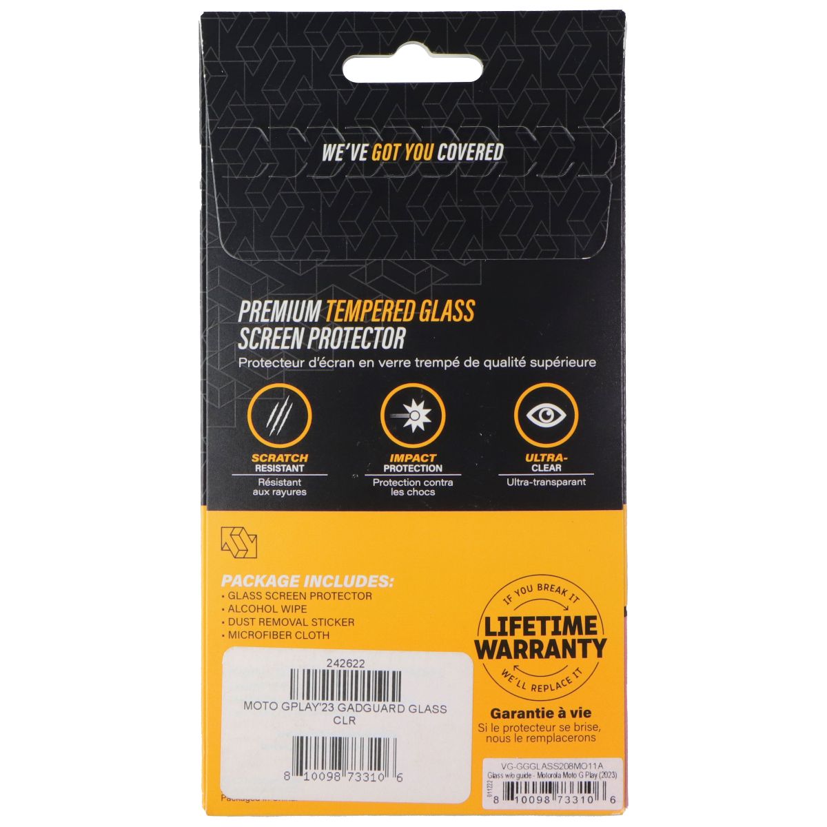 Gadget Guard Glass Screen Protector for Motorola Moto G Play (2023)