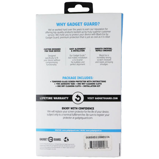 Gadget Guard Black Ice Tempered Glass Screen Protector for Motorola One 5G Ace Cell Phone - Screen Protectors Gadget Guard - Simple Cell Bulk Wholesale Pricing - USA Seller